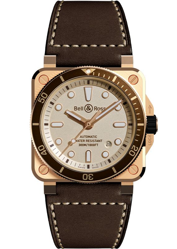 ベル＆ロス BR 03-92 ダイバーホワイト ブロンズ BR0392-D-WH-BR/SCA