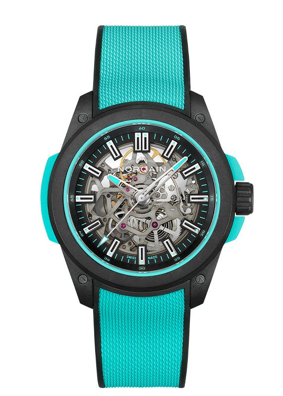 ノルケイン ワイルドワン スケルトン 42MM ターコイズ NNQ3000QBQ1AS/B007/3W1QBR.20BQ