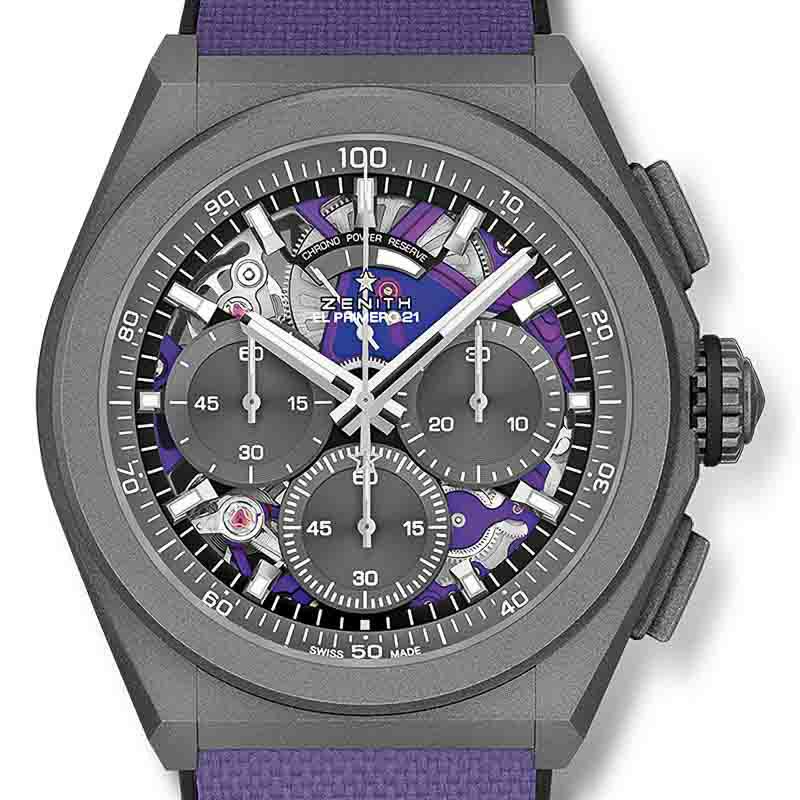 ZENITH Defy El Primero 21 Ultraviolet ゼニス デファイ エル・プリメロ 21 ウルトラヴァイオレット 97.9001.9004/80.R922