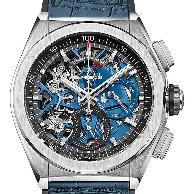 ZENITH Defy El Primero 21 ゼニス デファイ エル・プリメロ 21 ブルー 95.9002.9004/78.R584