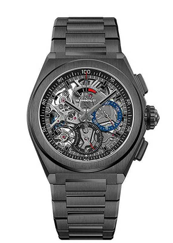 ZENITH Defy El Primero 21 Black Ceramic ゼニス デファイ エル・プリメロ 21 ブラック セラミック 49.9000.9004/78.M9000