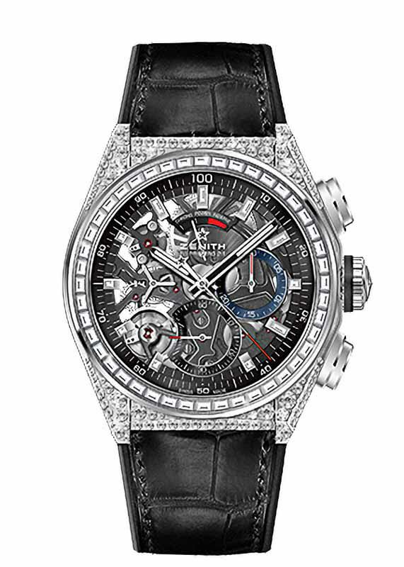 ZENITH Defy El Primero 21 Full Diamond 44MM ゼニス デファイ エル・プリメロ 21 フルダイヤモンド - 44MM 32.9000.9004/78.R582