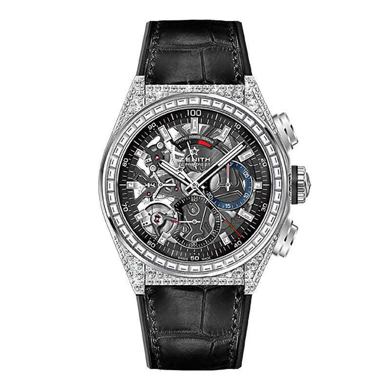 ZENITH Defy El Primero 21 Full Diamond 44MM ゼニス デファイ エル・プリメロ 21 フルダイヤモンド - 44MM 32.9000.9004/78.R582