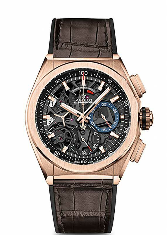 ZENITH Defy El Primero 21 Rose Gold ゼニス デファイ エル・プリメロ 21 ローズゴールド 18.9000.9004/71.R585