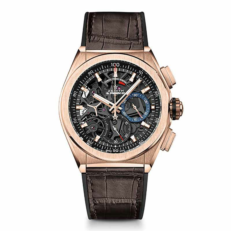 ZENITH Defy El Primero 21 Rose Gold ゼニス デファイ エル・プリメロ 21 ローズゴールド 18.9000.9004/71.R585