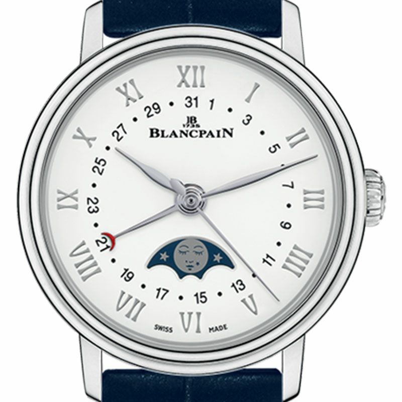 BLANCPAIN VILLERET QUANTIEME PHASES DE LUNE ブランパン ヴィルレ デイト ムーンフェイズ  6106-1127-55A｜正規取り扱いブランド｜時計・腕時計の通販サイトBEST ISHIDA（正規・中古販売店）