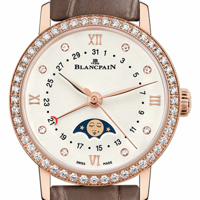 BLANCPAIN VILLERET QUANTIEME PHASES DE LUNE ブランパン ヴィルレ デイト ムーンフェイズ  6106-2987-55A｜正規取り扱いブランド｜時計・腕時計の通販サイトBEST ISHIDA（正規・中古販売店）