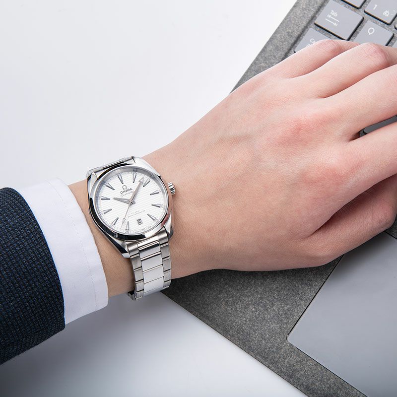 OMEGA SEAMASTER AQUA TERRA 150M OMEGA CO-AXIAL MASTER CHRONOMETER 38MM オメガ シーマスター アクアテラ 150M オメガ コーアクシャル マスター クロノメーター 38MM 220.10.38.20.02.001