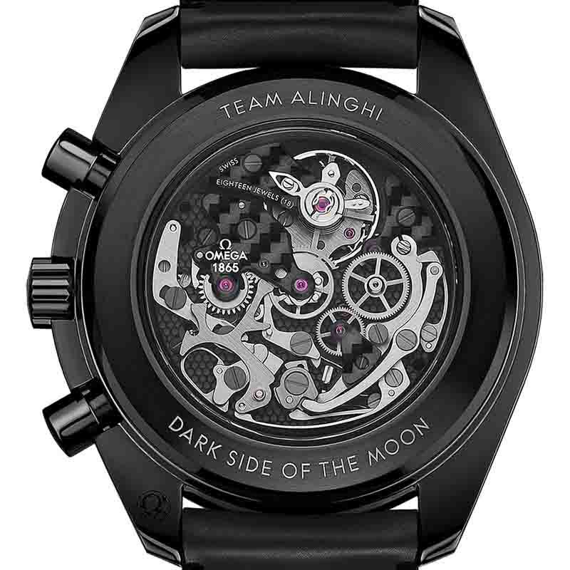 【正規】【手巻き】【メンズ】【腕時計】OMEGA SPEEDMASTER Dark Side of THE Moon Chronograph 44.25mm オメガ スピードマスター ダークサイド・オブ・ザ・ムーン クロノグラフ 44.25mm チーム・アリンギ 311.92.44.30.01.00