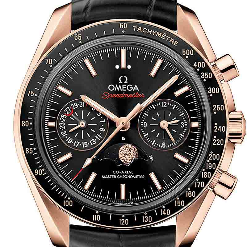 OMEGA SPEEDMASTER MOONWATCH OMEGA MASTER CHRONOMETER MOONPHASE CHRONOGRAPH  44.25MM オメガ スピードマスター ムーンフェイズ コーアクシャル マスター クロノメーター ムーンフェイズ クロノグラフ 44.25MM  304.63.44.52.01.001｜正規取り扱いブランド｜時計・腕時計 