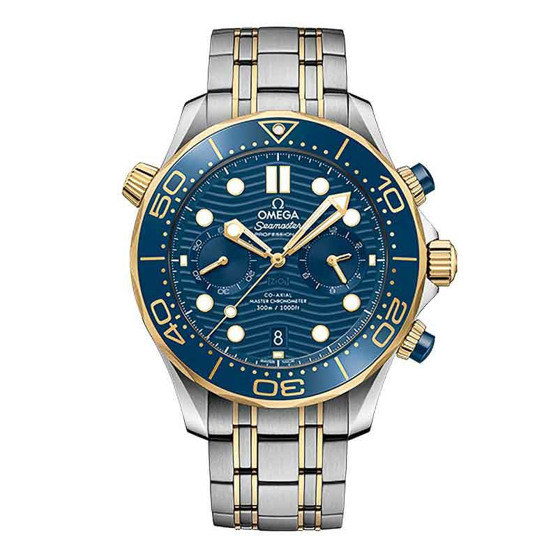 OMEGA SEAMASTER DIVER 300M OMEGA CO-AXIAL MASTER CHRONOMETER CHRONOGRAPH 44MM オメガ シーマスター ダイバー 300M オメガ コーアクシャル マスター クロノメーター クロノグラフ 44MM 210.20.44.51.03.001
