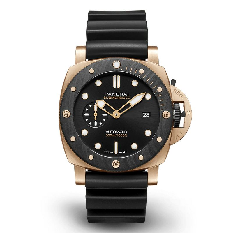 PANERAI SUBMERSIBLE QUARANTAQUATTRO パネライ サブマーシブル クアランタクアトロ ゴールドテック(TM) オロカーボ PAM02070