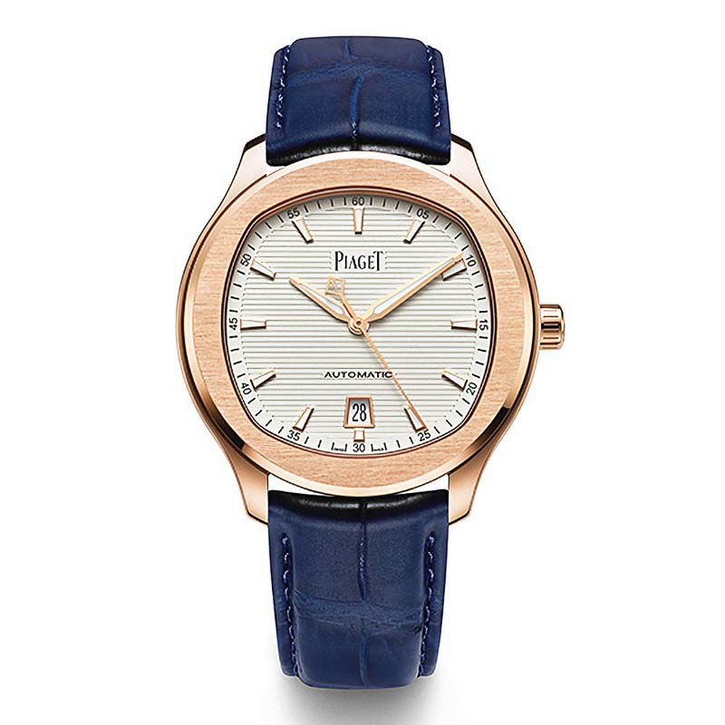 ピアジェ　PIAGET 　純正　ポロ用　アリゲーターベルト　黒　18/20 ピアジェ PIAGET 純正 ポロ用 アリゲーターベルト 黒 18/20