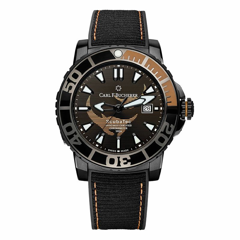 CARL F. BUCHERER PATRAVI SCUBATEC BLACK MANTA カール F. ブヘラ 