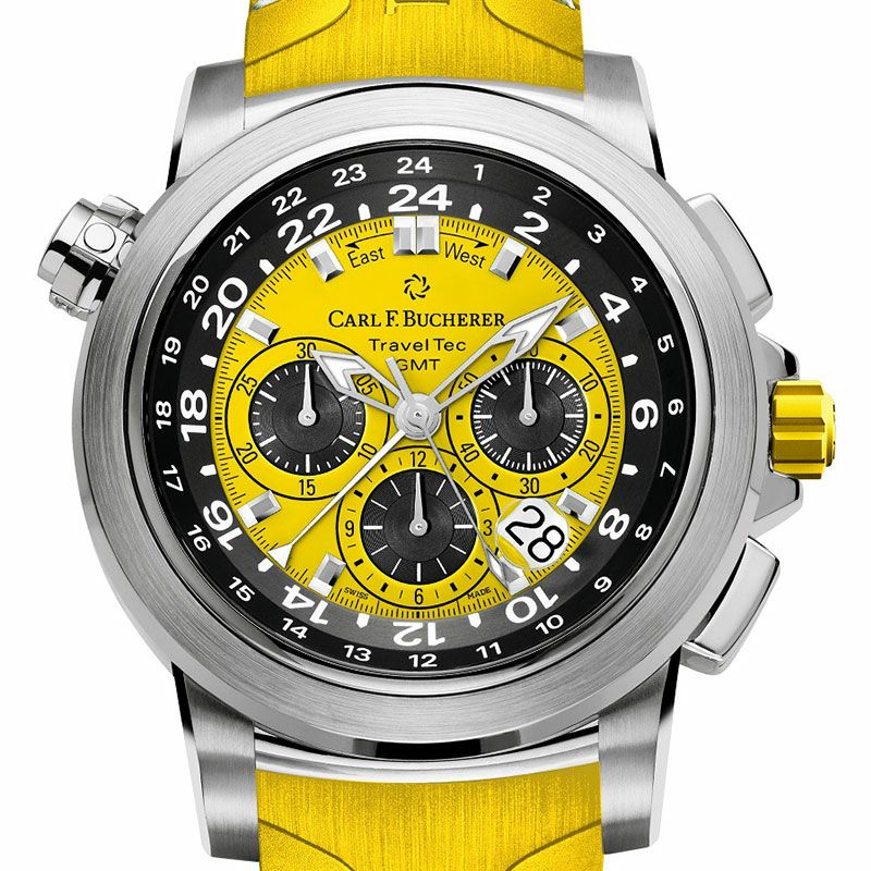 CARL F. BUCHERER PATRAVI TRAVELTEC COLOR EDITION カール F. ブヘラ パトラビ トラベルテック  カラーエディション 00.10620.08.93.01｜正規取り扱いブランド｜時計・腕時計の通販サイトBEST ISHIDA（正規・中古販売店）