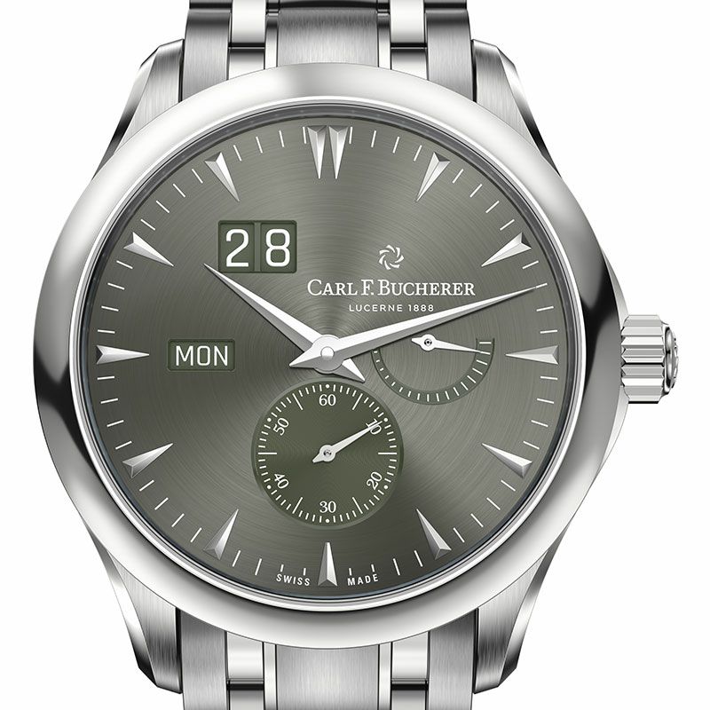 CARL F. BUCHERER MANERO PERIPHERAL BIGDATE  カール F. ブヘラ カール F. ブヘラ マネロ ペリフェラル ビッグデイト  00.10926.08.93.21