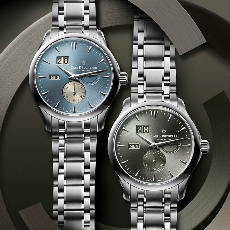 CARL F. BUCHERER MANERO PERIPHERAL BIGDATE  カール F. ブヘラ カール F. ブヘラ マネロ ペリフェラル ビッグデイト  00.10926.08.93.21