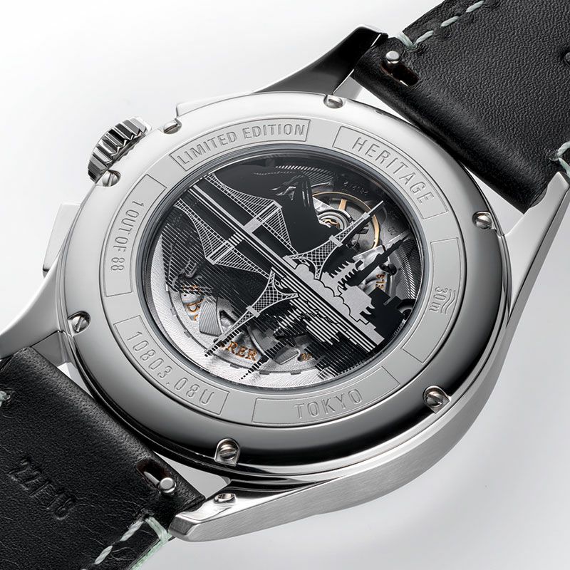 CARL F. BUCHERER HERITAGE BICOMPAX ANNUAL HOMETOWN TOKYO  カール F. ブヘラ カール F. ブヘラ ヘリテージ バイコンパックスアニュアル ホームタウン 東京  00.10803.08.92.82