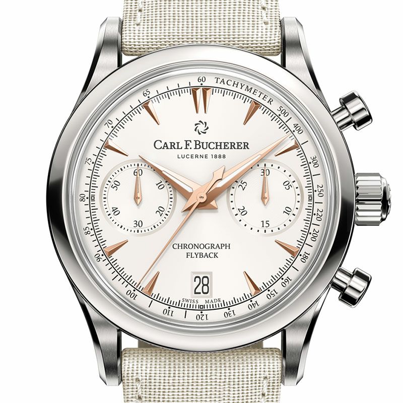 カールF.ブヘラ CARL F.BUCHERER マネロ レトログラード - メンズ腕時計