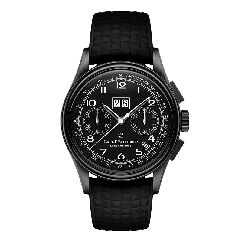 CARL F. BUCHERER HERITAGE BICOMPAX ANNUAL BLACK カール F. ブヘラ