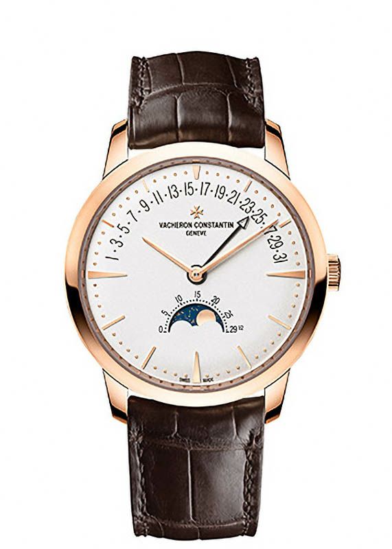 VACHERON CONSTANTIN PATRIMONY MOON PHASE AND RETROGRADE DATE 