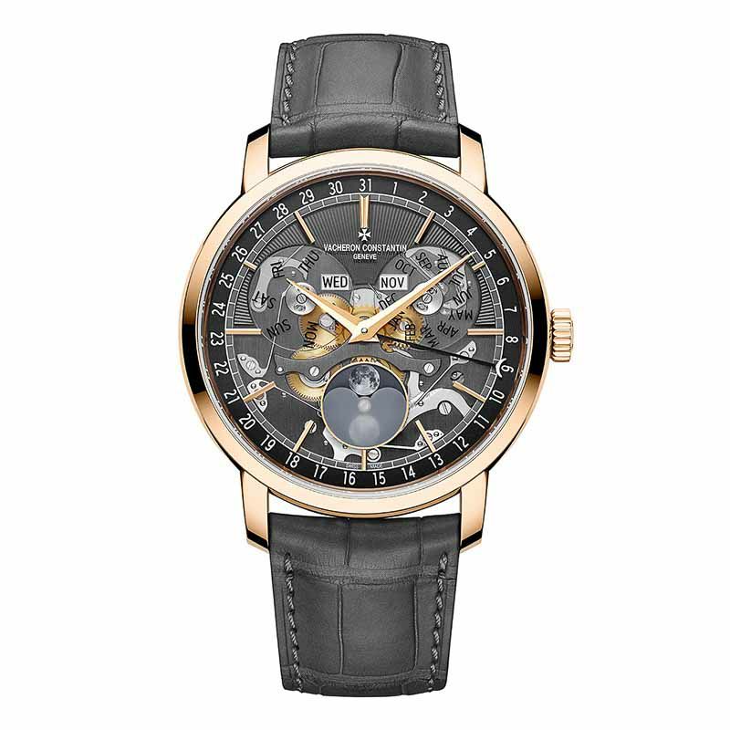 VACHERON CONSTANTIN TRADITIONNELLE COMPLETE CALENDAR OPEN FACE ヴァシュロン・コンスタンタン トラディショナル・コンプリートカレンダー・オープンフェイス 4020T/000R-B654