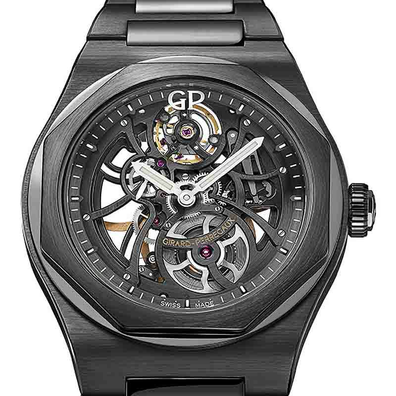 GIRARD PERREGAUX LAUREATO SKELETON CERAMIC ジラール・ペルゴ ロレアート スケルトン セラミック 81015-32-001-32A