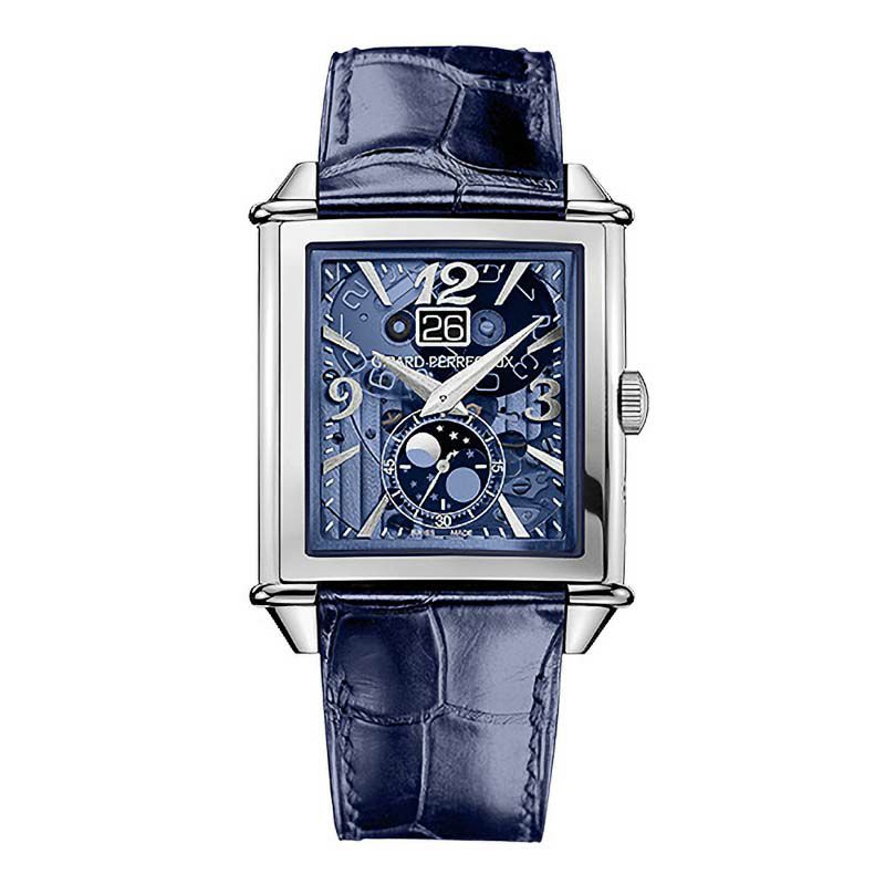GIRARD PERREGAUX VINTAGE 1945 XXL LARGE DATE AND MOON PHASES ジラール・ペルゴ ヴィンテージ 1945 XXL ラージデイト＆ムーンフェイズ 25882-11-421-BB4A