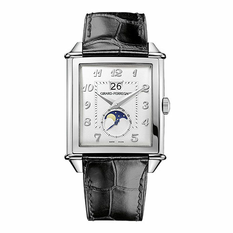 GIRARD PERREGAUX VINTAGE 1945 XXL LARGE DATE AND MOON PHASES ジラール・ペルゴ ヴィンテージ 1945 XXL ラージデイト＆ムーンフェイズ 25882-11-121-BB6B