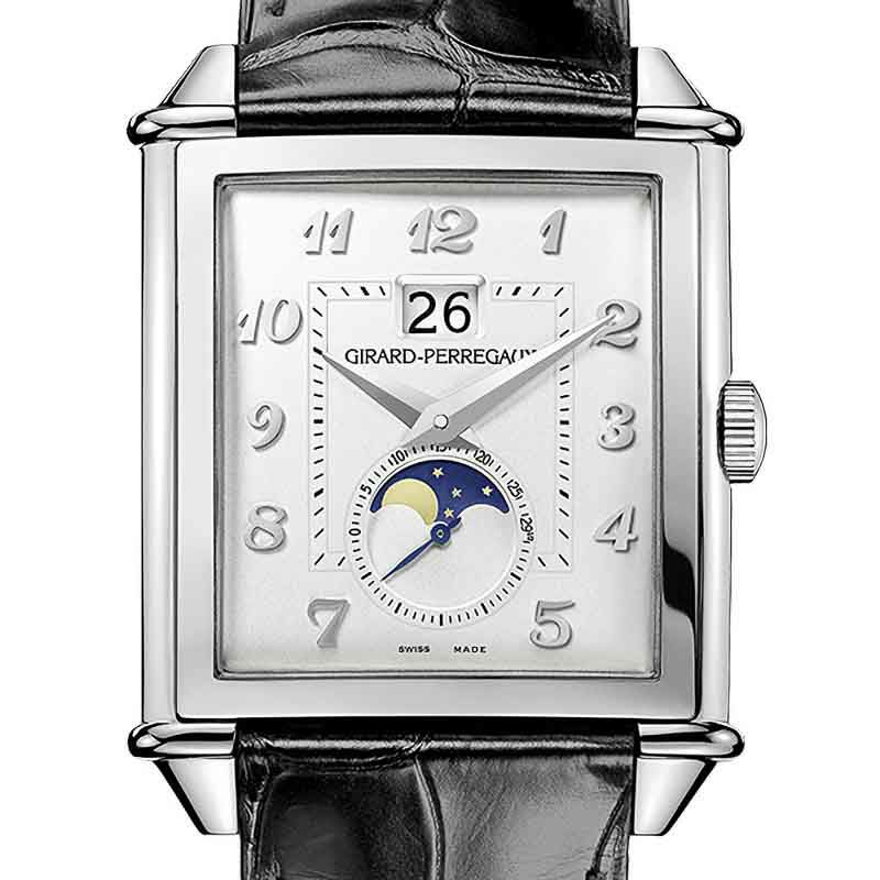 GIRARD PERREGAUX VINTAGE 1945 XXL LARGE DATE AND MOON PHASES ジラール・ペルゴ ヴィンテージ 1945 XXL ラージデイト＆ムーンフェイズ 25882-11-121-BB6B