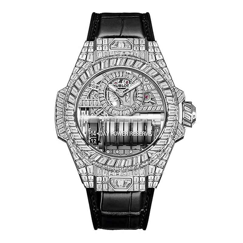 HUBLOT BIG BANG MP-11 14-DAY POWER RESERVE WHITE GOLD HIGH JEWELLERY ウブロ ビッグ・バン MP-11 14デイ パワーリザーブ ホワイトゴールド ハイジュエリー 911.WX.9010.LR.9904