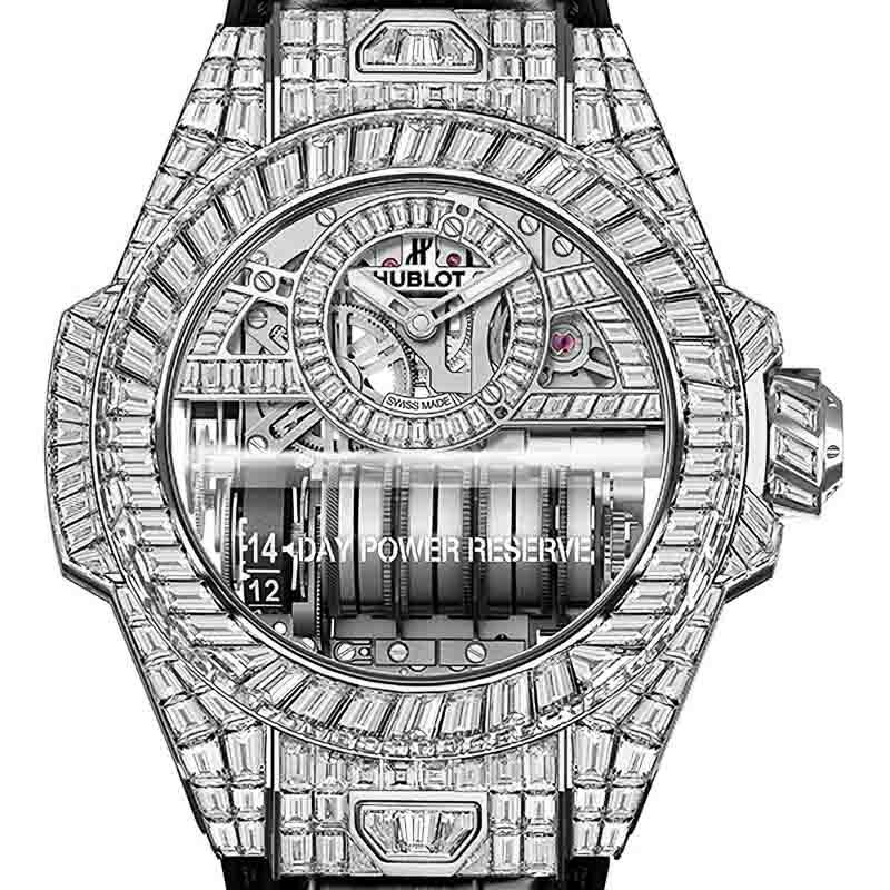 HUBLOT BIG BANG MP-11 14-DAY POWER RESERVE WHITE GOLD HIGH JEWELLERY ウブロ ビッグ・バン MP-11 14デイ パワーリザーブ ホワイトゴールド ハイジュエリー 911.WX.9010.LR.9904