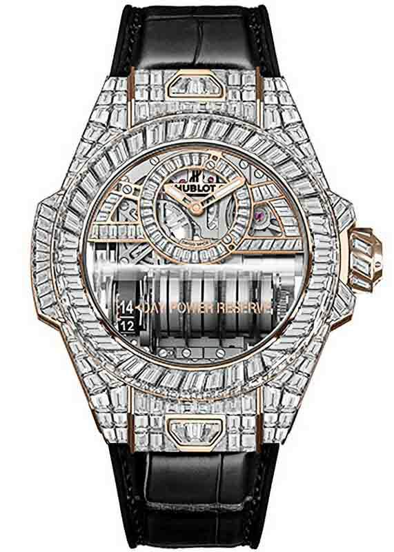 HUBLOT BIG BANG MP-11 14-DAY POWER RESERVE KING GOLD HIGH JEWELLERY ウブロ ビッグ・バン MP-11 14デイ パワーリザーブ キングゴールド ハイジュエリー 911.OX.9010.LR.9904