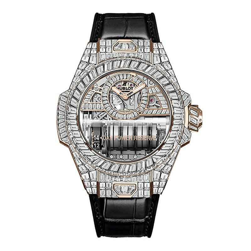 HUBLOT BIG BANG MP-11 14-DAY POWER RESERVE KING GOLD HIGH JEWELLERY ウブロ ビッグ・バン MP-11 14デイ パワーリザーブ キングゴールド ハイジュエリー 911.OX.9010.LR.9904