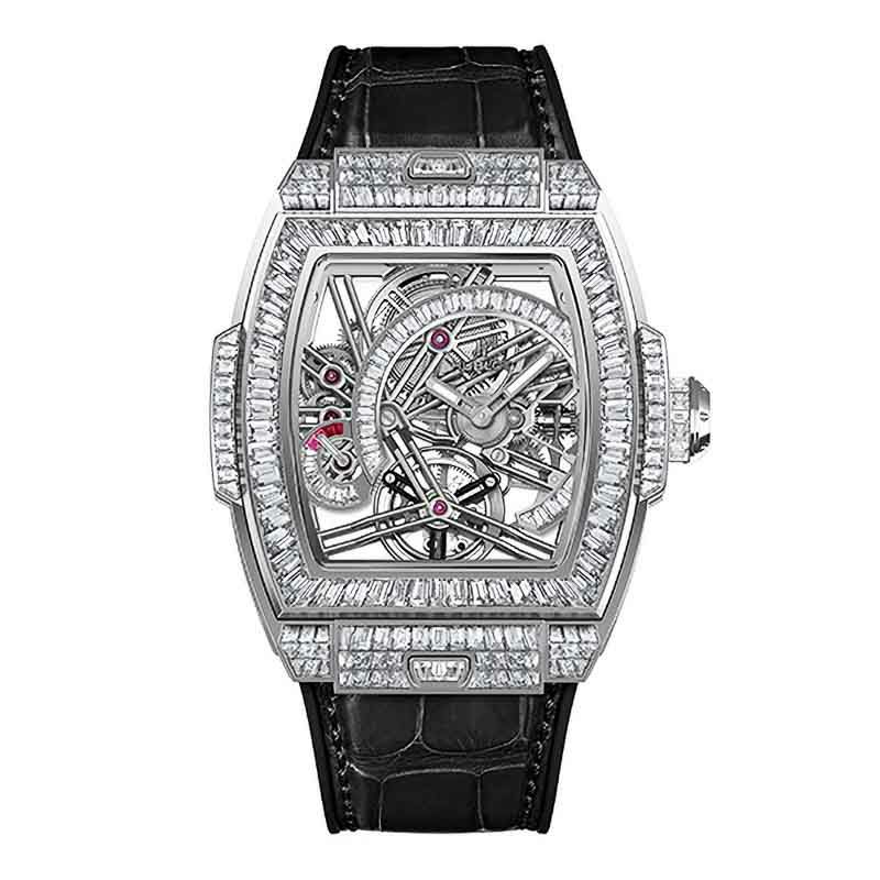 HUBLOT SPIRIT OF BIG BANG TOURBILLON WHITE GOLD HIGH JEWELLERY ウブロ スピリット オブ ビッグ・バン トゥールビヨン ホワイトゴールド ハイジュエリー 645.WX.9004.LR.9904