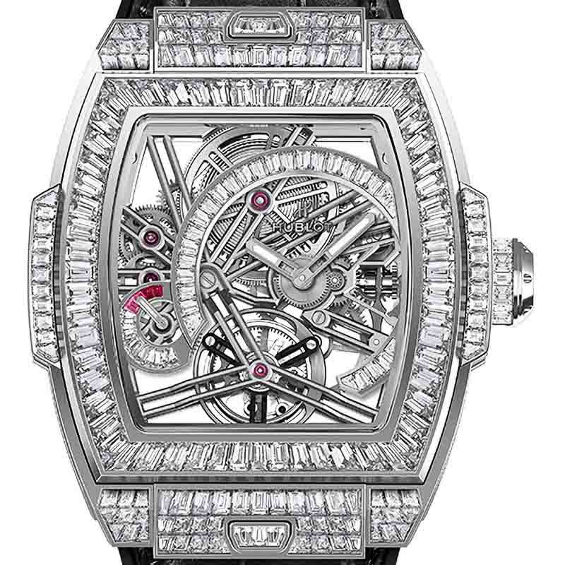 HUBLOT SPIRIT OF BIG BANG TOURBILLON WHITE GOLD HIGH JEWELLERY ウブロ スピリット オブ ビッグ・バン トゥールビヨン ホワイトゴールド ハイジュエリー 645.WX.9004.LR.9904