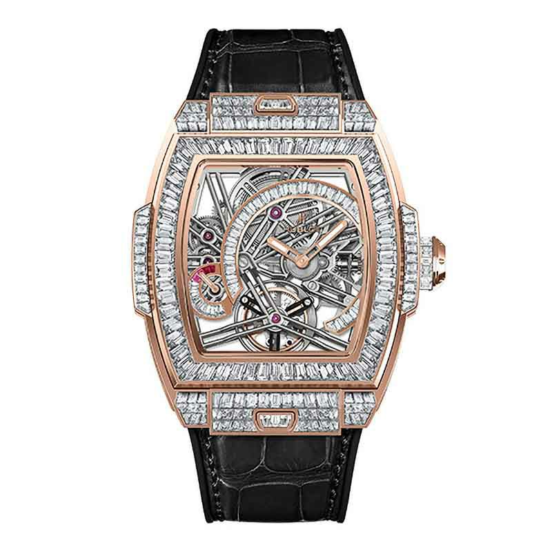 HUBLOT SPIRIT OF BIG BANG TOURBILLON KING GOLD HIGH JEWELLERY