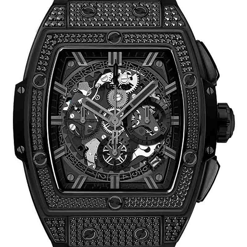 HUBLOT SPIRIT OF BIG BANG ALL BLACK PAVE ウブロ スピリット オブ ビッグ・バン オールブラック パヴェ 642.CI.0110.RX.1700