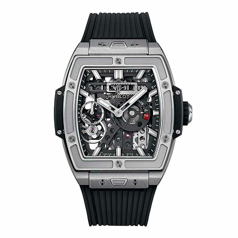 HUBLOT SPIRIT OF BIG BANG MECA-1010-DAY POWER RESERVE TITANIUM ウブロ スピリット オブ ビッグ・バン メカ-10 チタニウム 614.NX.1170.RX