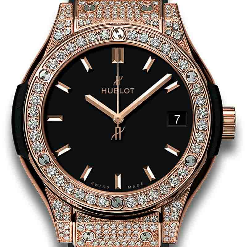 HUBLOT CLASSIC FUSION KING GOLD PAVE ウブロ クラシック・フュージョン キングゴールド パヴェ 581.OX.1181.RX.1704