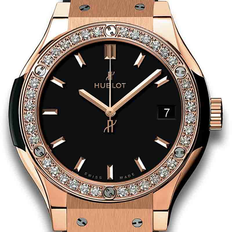 HUBLOT CLASSIC FUSION KING GOLD DIAMONDS ウブロ クラシック