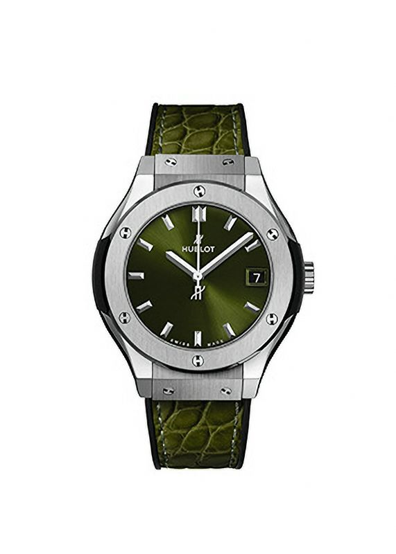 HUBLOT CLASSIC FUSION TITANIUM GREEN ウブロ クラシック・フュージョン チタニウム グリーン 581.NX.8970.LR
