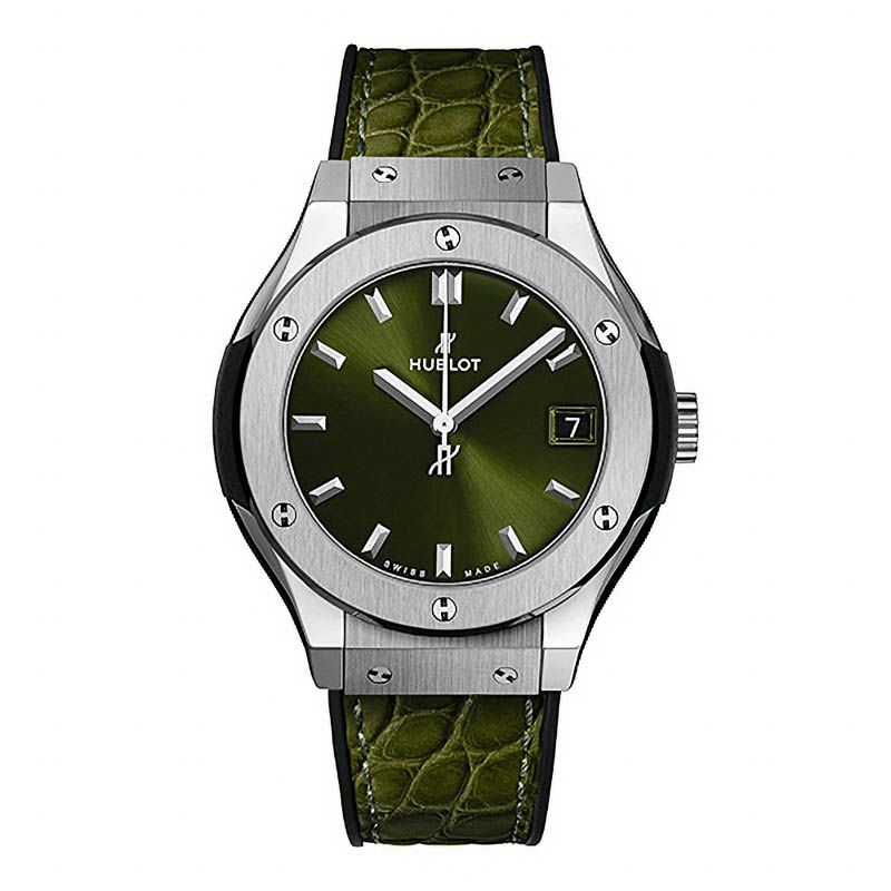 HUBLOT CLASSIC FUSION TITANIUM GREEN ウブロ クラシック