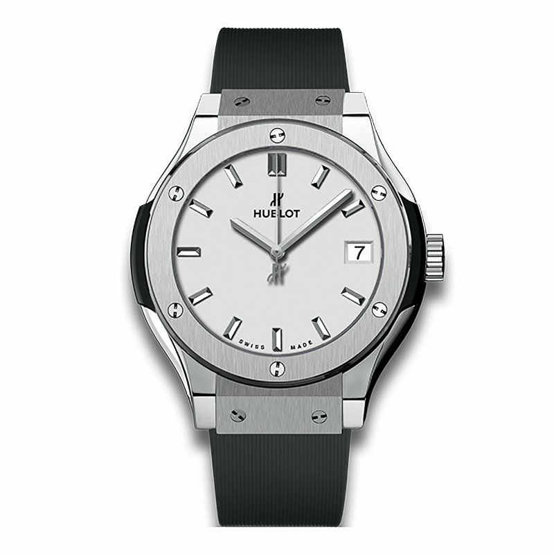 HUBLOT CLASSIC FUSION TITANIUM OPALIN ウブロ クラシック・フュージョン チタニウム オパリン 581.NX.2611.RX