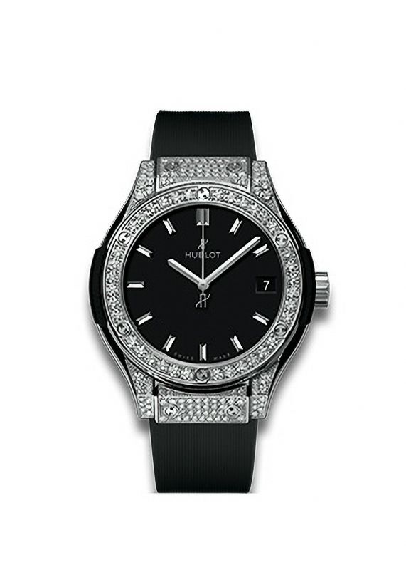 HUBLOT CLASSIC FUSION TITANIUM PAVE ウブロ クラシック・フュージョン チタニウム パヴェ 581.NX.1171.RX.1704