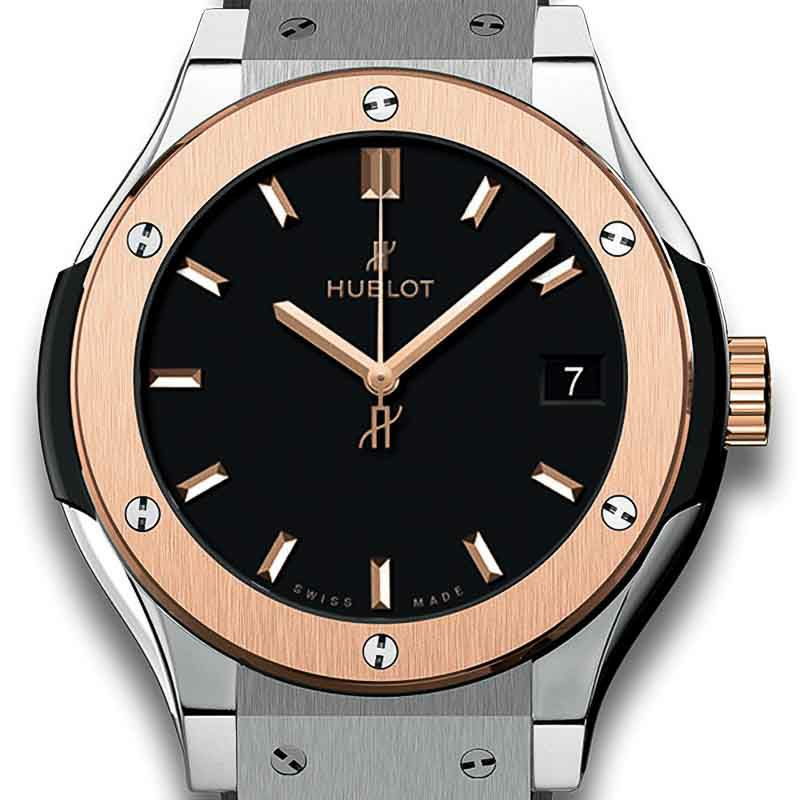 HUBLOT CLASSIC FUSION TITANIUM KING GOLD ウブロ クラシック 