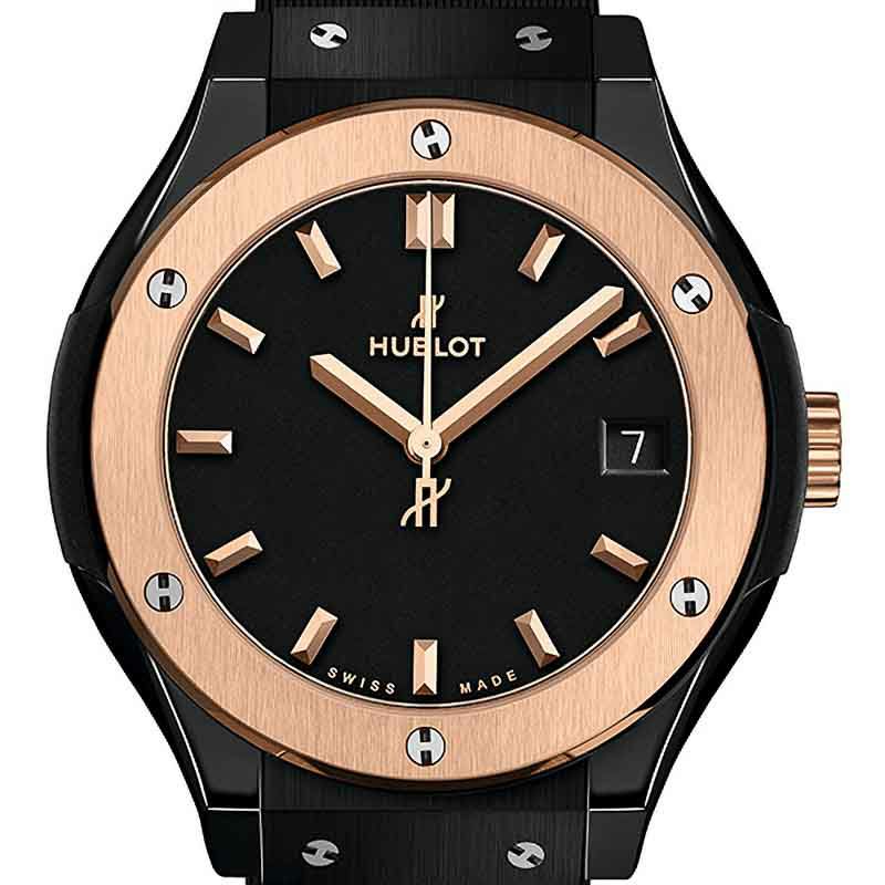 HUBLOT CLASSIC FUSION CERAMIC KING GOLD ウブロ クラシック 