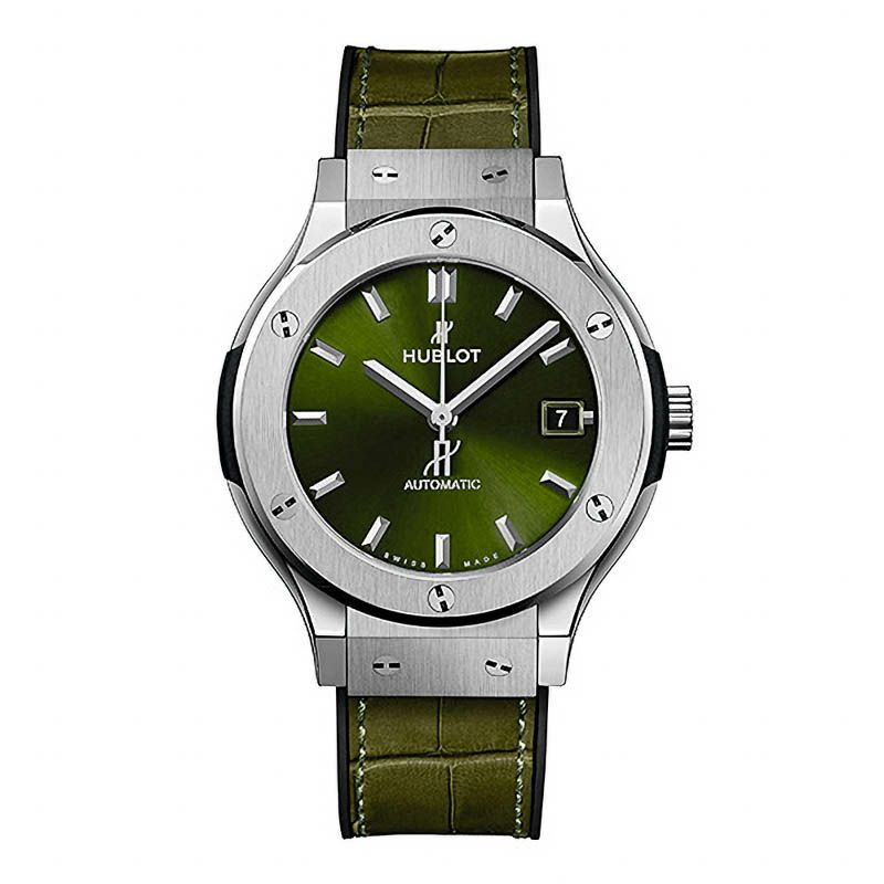 HUBLOT CLASSIC FUSION TITANIUM GREEN ウブロ クラシック・フュージョン チタニウム グリーン 565.NX.8970.LR