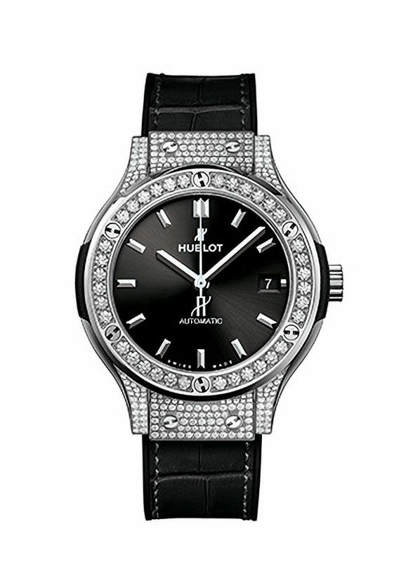 HUBLOT CLASSIC FUSION TITANIUM PAVE ウブロ クラシック・フュージョン チタニウム パヴェ 565.NX.1470.LR.1604