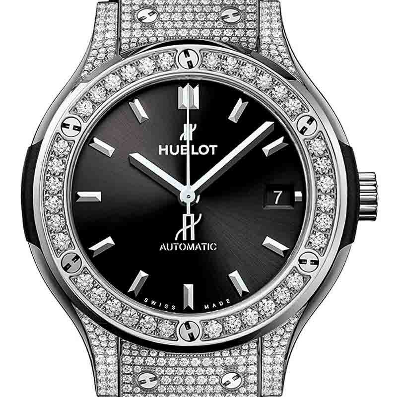 HUBLOT CLASSIC FUSION TITANIUM PAVE ウブロ クラシック・フュージョン チタニウム パヴェ 565.NX.1470.LR.1604
